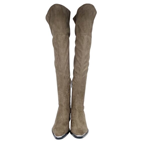 Marc Fisher LTD. Women's Yuna Block Heel Boots Suede Brown Size 6 M - Picture 2 of 12